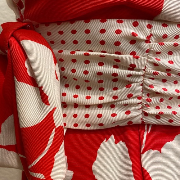 NIKI MARTIN VINTAGE SIDE BOW DRESS SIZE 4 - Picture 4 of 6